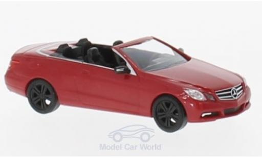 Miniature Mercedes Classe E 1/87 Busch Cabriolet Sport (A 207) rouge 2010 Mercedes Classe E 1/87 Busch Cabriolet Sport (A 207) rouge 2010 miniature