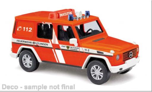 Mercedes Classe G 1/87 Busch (W463) Feuerwehr Reutlingen 1990 1:87 miniature