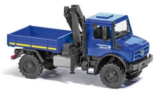 Miniature Mercedes Unimog 1/87 Busch U 5023 THW avec grues Mercedes Unimog 1/87 Busch U 5023 THW avec grues miniature