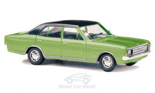 Opel Rekord 1/87 Busch C metallise verte/noire 1966 miniature