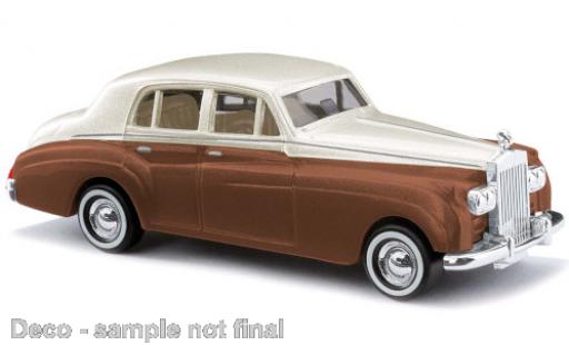 Rolls Royce Silver Cloud 1/87 Busch metallise beige/marron 1959 miniature