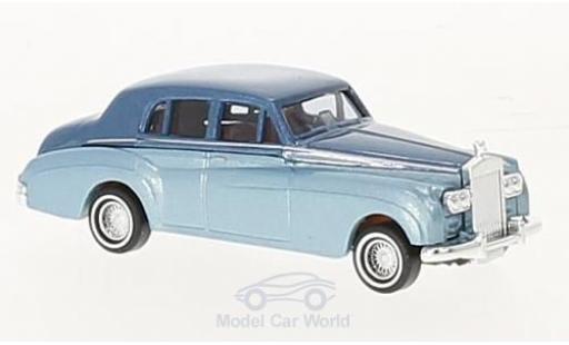 Miniature Rolls Royce Silver Cloud 1/87 Busch metallise bleue/metallise bleue 1959 Rolls Royce Silver Cloud 1/87 Busch metallise bleue/metallise bleue 1959 miniature