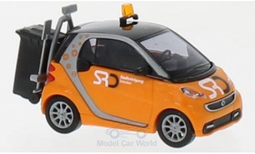 Miniature Smart ForTwo 1/87 Busch Fortwo Coupe Stadtreinigung Dresden 2012 Smart ForTwo 1/87 Busch Fortwo Coupe Stadtreinigung Dresden 2012 miniature