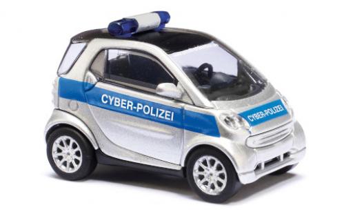 Miniature Smart ForTwo 1/87 Busch Fortwo Cyber-Polizei 2007 Smart ForTwo 1/87 Busch Fortwo Cyber-Polizei 2007 miniature