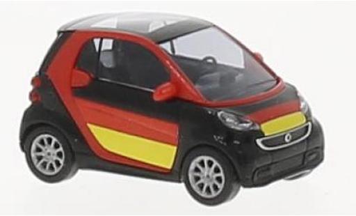 Miniature Smart ForTwo 1/87 Busch Fortwo Fußball Fan 2012 Smart ForTwo 1/87 Busch Fortwo Fußball Fan 2012 miniature