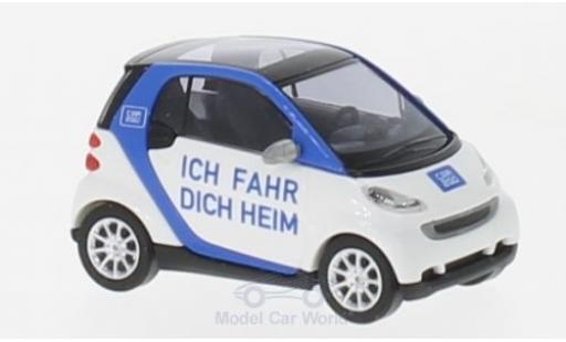 Miniature Smart ForTwo 1/87 Busch Fortwo Ich fahr dich heim 2007 Car2go Smart ForTwo 1/87 Busch Fortwo Ich fahr dich heim 2007 Car2go miniature