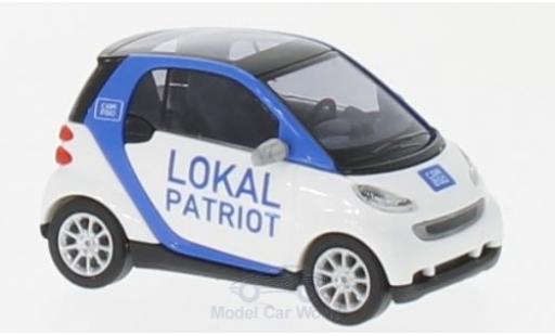 Miniature Smart ForTwo 1/87 Busch Fortwo Lokal Patriot 2007 Car2go Smart ForTwo 1/87 Busch Fortwo Lokal Patriot 2007 Car2go miniature