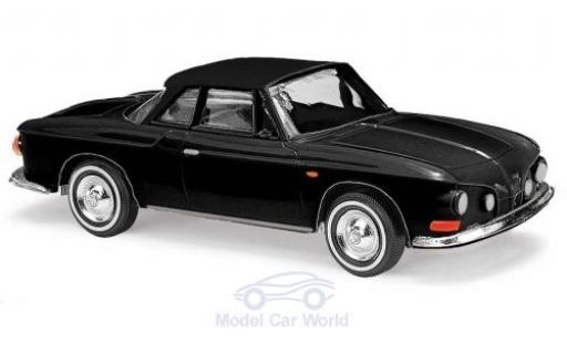 Miniature Volkswagen Karmann 1/87 Busch Ghia 1600 noire 1961 Volkswagen Karmann 1/87 Busch Ghia 1600 noire 1961 miniature