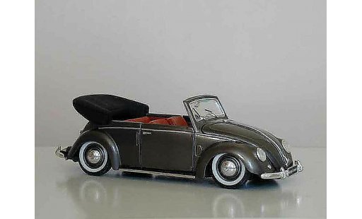 Volkswagen Kafer Base 1/18 Maisto Coccinelle Cabriolet 51 grise metallisee miniature