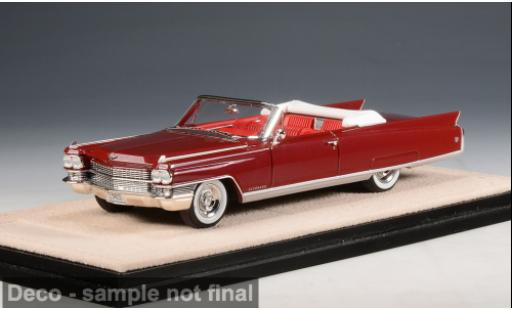 Cadillac Eldorado 1/43 Stamp Models Biarritz rouge/blanche 1963 1:43 miniature