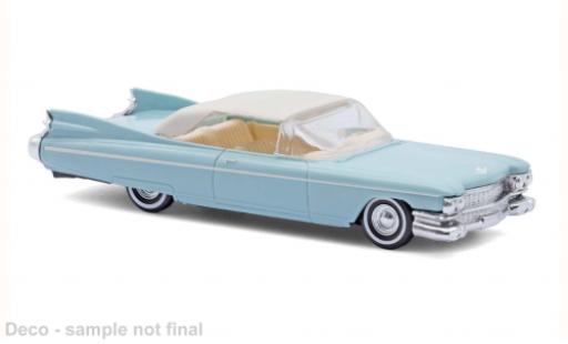 Cadillac Eldorado 1/87 Busch bleue/blanche 1959 1:87 miniature