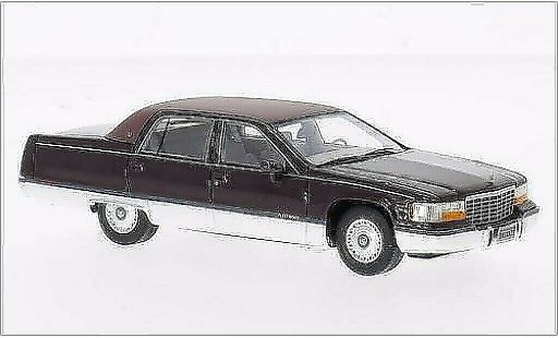 Cadillac Fleetwood Brougham 1/43 Neo metallise rouge 1994 miniature
