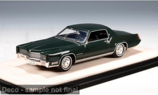 Miniature Cadillac Fleetwood verte 1967 1/43 Stamp Models
