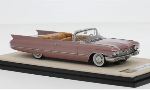 Cadillac Series 62 1/43 Stamp Models Cabriolet pink/orange 1962 1:43 miniature