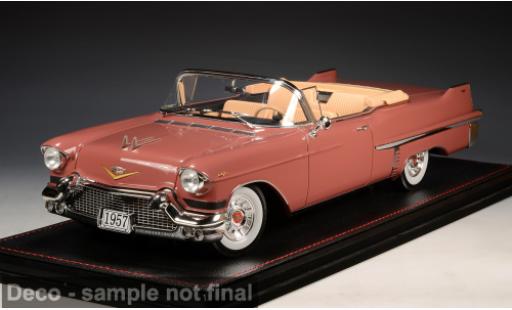 Cadillac Series 62 1/18 Stamp Models Cabriolet rose 1957 1:18 miniature