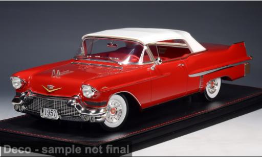 Cadillac Series 62 1/18 Stamp Models Cabriolet rouge/blanche 1957 1:18 miniature