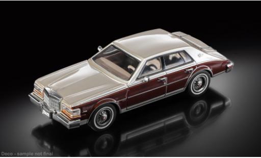 Cadillac Seville 1/64 Sun Star marron/beige 1980 1:64