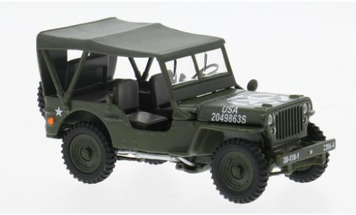 Miniature Jeep Willys 1/43 Cararama 4 x 4 W oliv 1:43 Jeep Willys 1/43 Cararama 4 x 4 W oliv 1:43 miniature