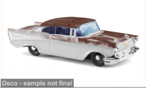 Chevrolet Bel Air 1/87 Busch grise/marron 1957 1:87 miniature