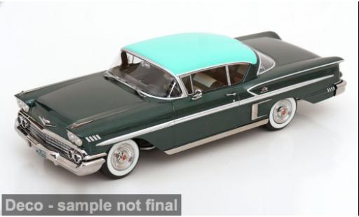 Miniature Chevrolet Bel Air Impala verte/verte 1958 1/18 KK Scale