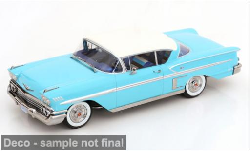Chevrolet Bel Air 1/18 KK Scale Impala turquoise/blanche 1958 1:18 miniature