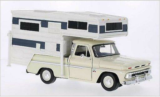 Chevrolet C-10 Pickup 1/24 Motormax Custom beige miniature