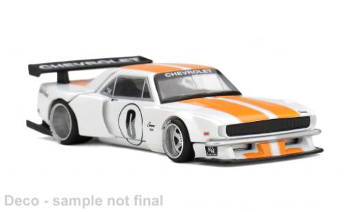 Chevrolet Camaro 1/64 Mini GT Kaido Works TA V1 blanche/orange 1979 1:64