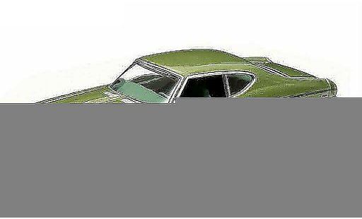 Chevrolet Chevelle tuning 1/64 Greenlight Copo verte 1969 miniature