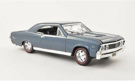 Chevrolet Chevelle SS 1/18 Motormax 396 grise-bleu 1967 miniature