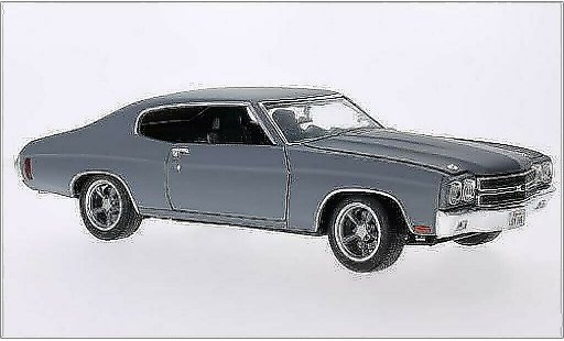 Chevrolet Chevelle SS 1/18 Greenlight mat-grise 1970 miniature