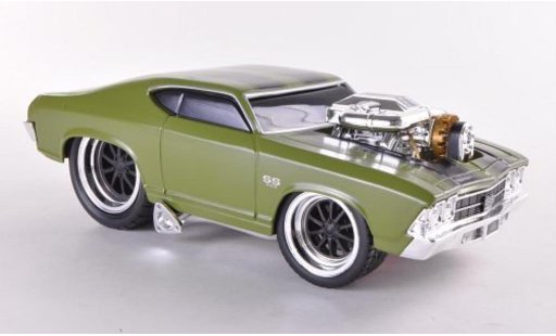 Chevrolet Chevelle SS 1/24 Maisto olivverte 1969 miniature