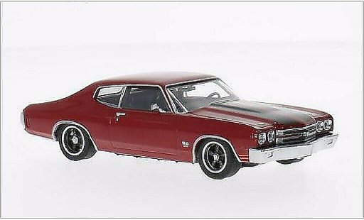 Chevrolet Chevelle SS 1/43 Greenlight rouge/noire 1970 miniature