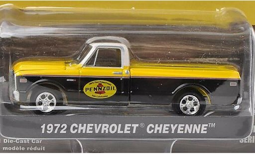 Chevrolet C-10 Pickup 1/64 Greenlight Cheyenne Pennzoil 1972 miniature