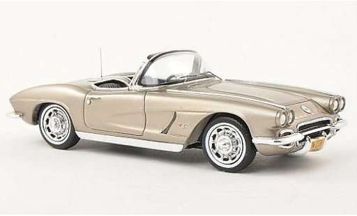 Chevrolet Corvette Convertible 1/43 Spark C1 C1 Cabriolet beige 1962 miniature
