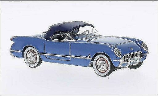 Chevrolet Corvette Convertible 1/43 Neo C1 (C1) metallise bleu 1953 miniature