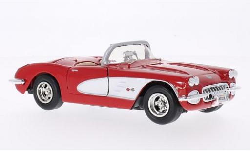 Chevrolet Corvette 1/24 Motormax (C1) rouge 1:24 miniature