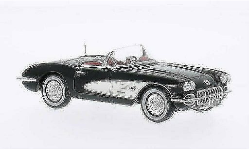 Chevrolet Corvette Convertible 1/43 Neo C1 C1 noire/blanche 1959 miniature