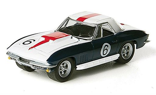 Chevrolet Corvette course 1/64 Greenlight C2 No.6 B.Bondurant / D.Guldstrand 1967 miniature