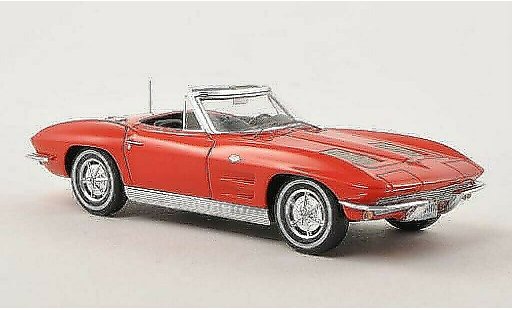 Chevrolet Corvette Convertible 1/43 Spark C2 Sting Ray Cabriolet rouge 1963 miniature