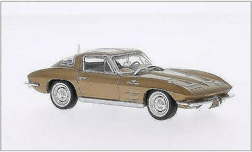 Chevrolet Corvette Stingray 1/43 WhiteBox C2 gold 1963 miniature