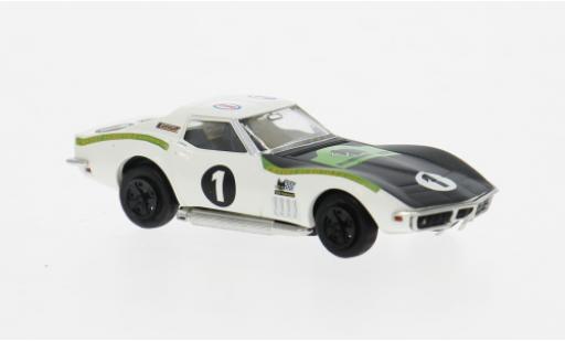 Chevrolet Corvette 1/87 Brekina C3 1970 Ecurie Leopard #1 1:87 miniature