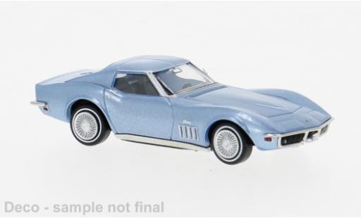 Chevrolet Corvette 1/87 Brekina C3 bleue 1967 1:87 miniature