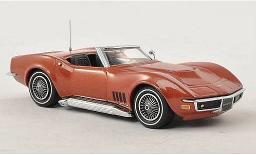 Chevrolet Corvette Convertible 1/43 Vitesse C3 Cabriolet bronze 1968 miniature