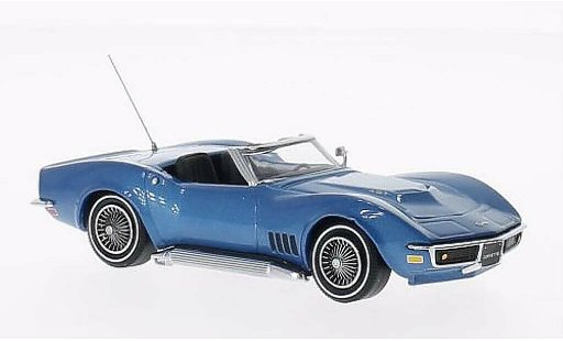 Chevrolet Corvette Convertible 1/43 Vitesse C3 Cabriolet bleu 1968 miniature