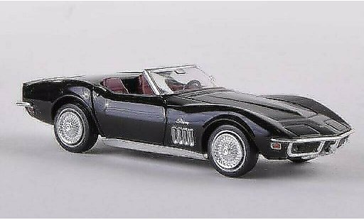 Chevrolet Corvette Convertible 1/87 Brekina C3 Cabriolet noire miniature