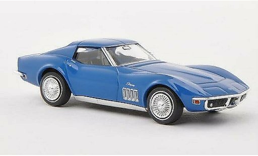 Chevrolet Corvette Coupe 1/87 Brekina C3 bleu miniature