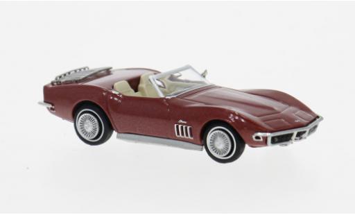 Chevrolet Corvette 1/87 Brekina C3 rouge 1967 1:87