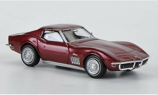 Chevrolet Corvette Coupe 1/87 Brekina C3 rouge miniature