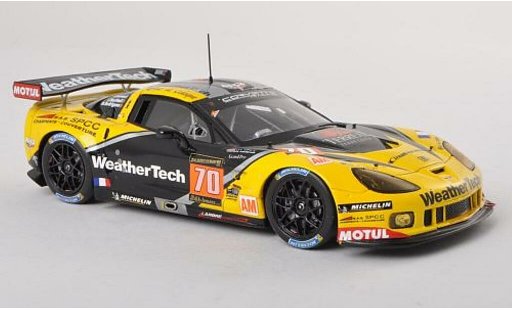 Chevrolet Corvette Racing (.R) 1/43 Spark C6 C6.R ZR1 No.70 Larbre Competition 24h Le Mans 2013 /M.Rodrigues miniature