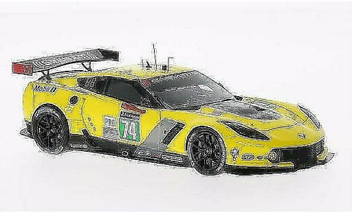 Chevrolet Corvette Racing (.R) 1/43 Spark C7 C7.R No.74 24h Le Mans 2014 /R.Westbrook miniature